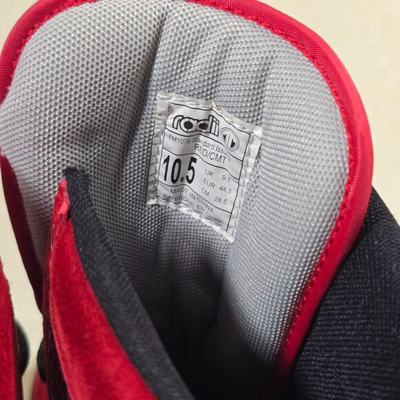 Radii Standard Issue SE Men\'s High Top Red Black Men’s Size 10.5 VTG Y2k main image 7